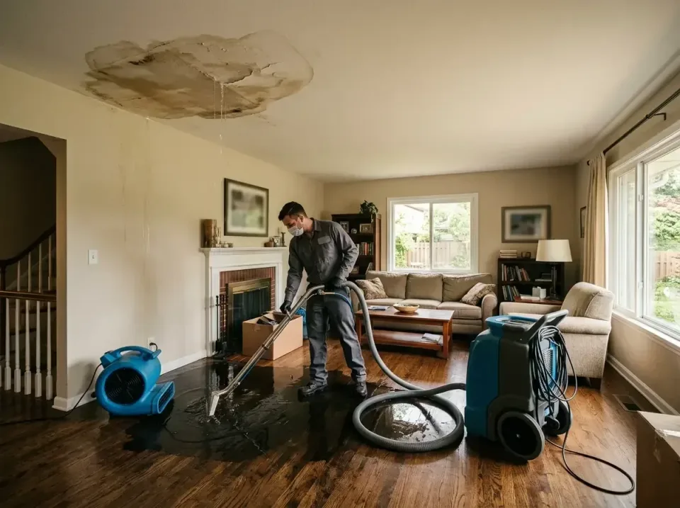 attic-pipe-burst-ceiling-drip-008 — frequently asked questions, Water Damage Restoration & Carpet Care in North Plymouth, MA